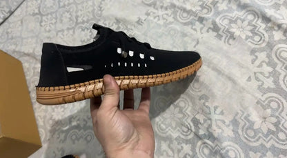 Men's Stylish Laser Cut White Casual Shoes