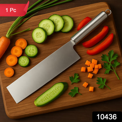Professional-grade Stainless Steel Vegetable Cleaver Knife 1 Pc